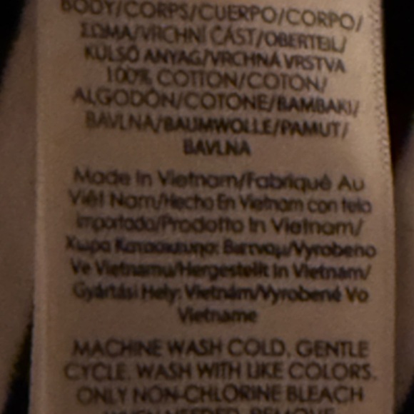 🌹Chaps Women's Striped Top - Red, Black, and White - Picture 3 of 4